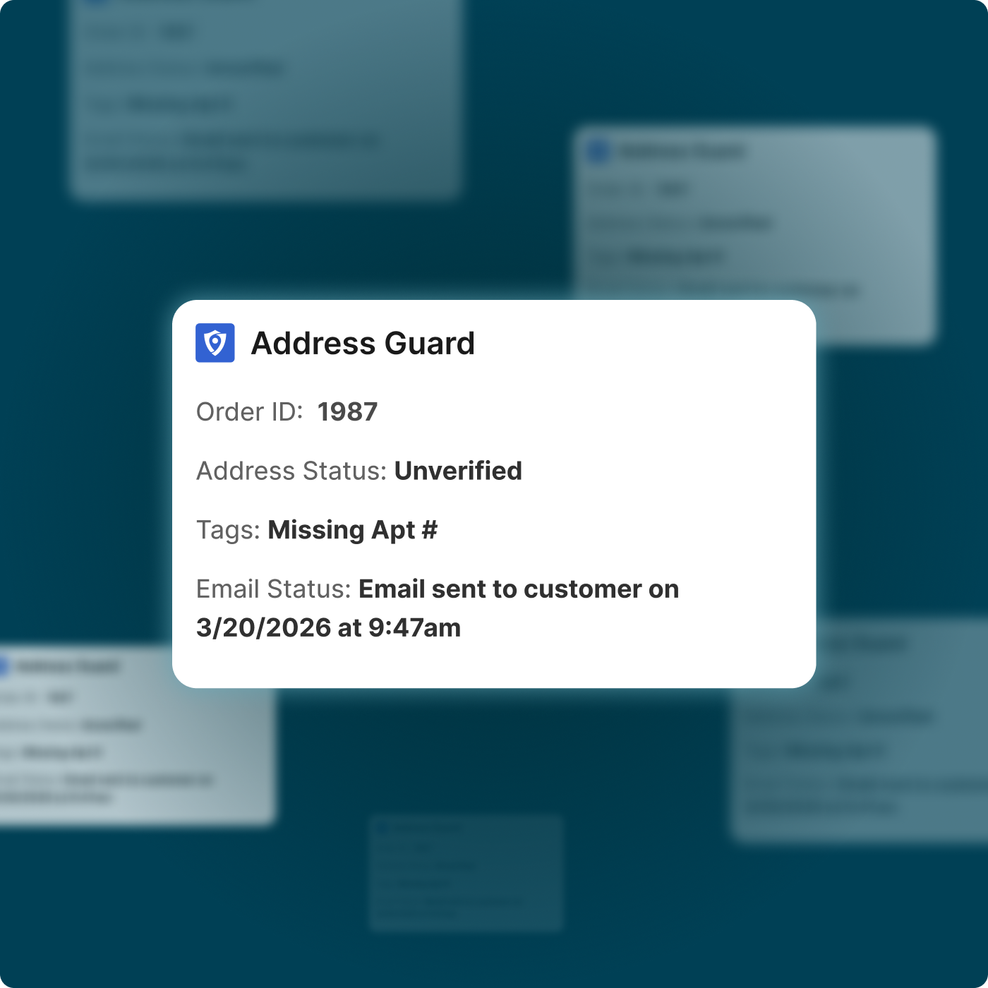 Address Validation in Every Ticket
